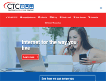 Tablet Screenshot of cooperativetelephone.com